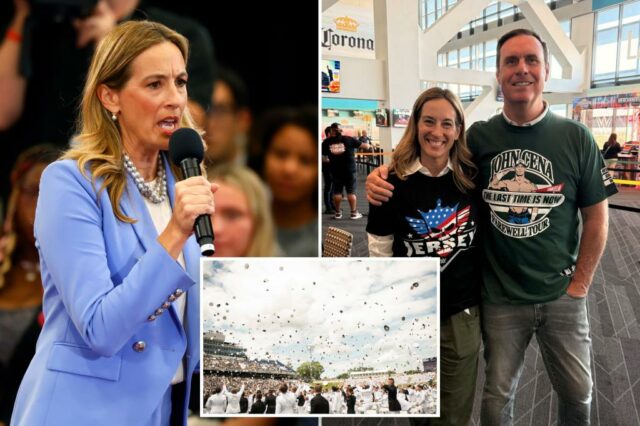 O marido de Mikie Sherrill também enriquecida no enorme escândalo de trapaça da Academia Naval

