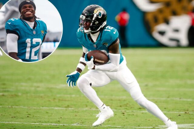 Travis Hunter, #12, Jacksonville Jaguars.
