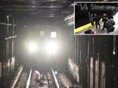 O policial de Nova York empurrou para o L Train Subless Tracks por Homeless Man: Fontes policiais O policial de Nova York empurrou para o L Train Subless Tracks por Homeless Man: Fontes policiais