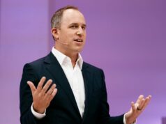 Sierra de Bret Taylor atinge ARR de US$ 100 milhões em menos de dois anos Co-CEO of Salesforce, Bret Taylor, speaks at the Vivatech show in Paris, France, June 15, 2022. (AP Photo/Thibault Camus)