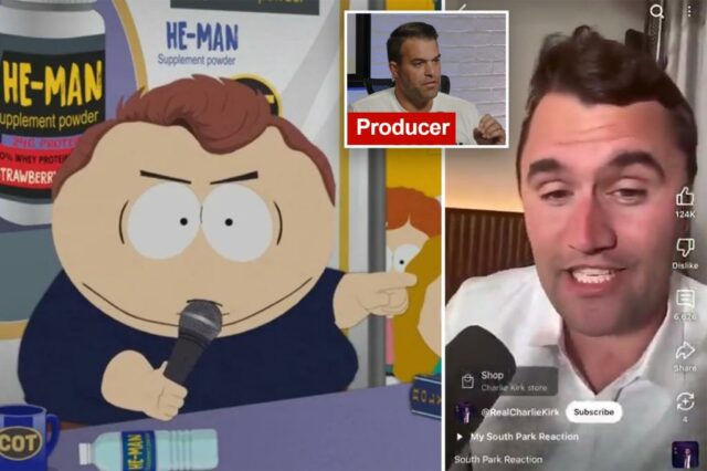 O produtor de Charlie Kirk diz que a comédia central deve restaurar o episódio de 'South Park': ele 'amou' que

