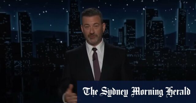 O programa de TV de Jimmy Kimmel foi puxado após os comentários de Charlie Kirk


