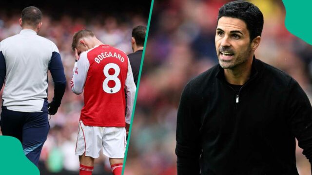 O que Mikel Arteta disse sobre a lesão de Martin Odegaard após a vitória por 3 a 0 sobre Nottingham Forest

