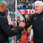 O que o técnico da África do Sul Hugo Broos disse sobre as táticas de Eric Chelle, o objetivo de Calvin Bassey