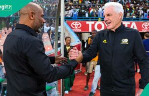 O que o técnico da África do Sul Hugo Broos disse sobre as táticas de Eric Chelle, o objetivo de Calvin Bassey O que o técnico da África do Sul Hugo Broos disse sobre as táticas de Eric Chelle, o objetivo de Calvin Bassey