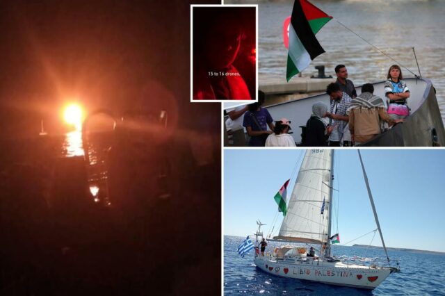 O rádio de flotilla de Greta Thunberg hackeado para explodir a música abba em jab nas raízes suecas do ativista

