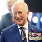 King Charles III visits Coffee D’Ash, in Barrow-in-Furness, England, on September 22, 2025.