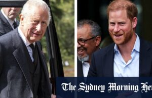 O rei Charles se reúne com o príncipe Harry pela primeira vez em mais de 18 meses O rei Carlos III é visto chegando à Clarence House em Londres, Inglaterra.