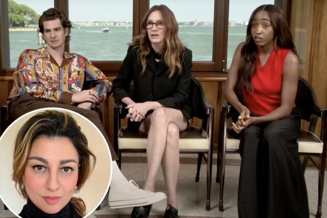 O repórter fala após a entrevista bizarra com Ayo Edebiri e Julia Roberts se torna viral

