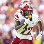 O seguidor dos comandantes de Washington favorece o excelente lançamento da NFL