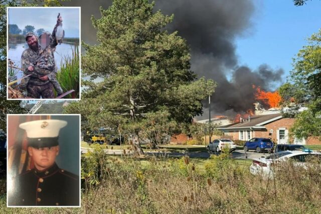 O veterano da guerra do Iraque, Thomas Sanford, como atirador que atacou a igreja SUD de Grand Blanc, matando 2 e incendiando -a em chamas

