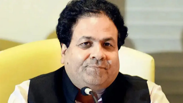 O vice-chefe de estado da BCCI, Rajeev Shukla 

