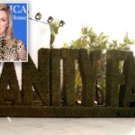 Olivia Nuzzi no jantar da Associação de Correspondentes da Casa Branca.