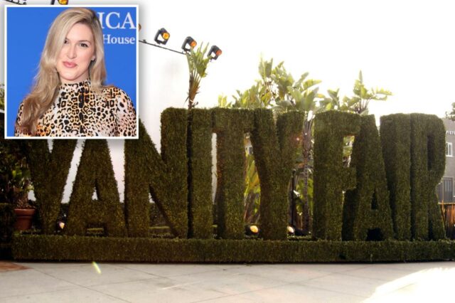 Olivia Nuzzi no jantar da Associação de Correspondentes da Casa Branca.