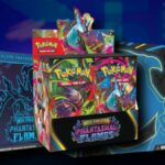 Flames fantasmais ETB em um fundo estampado azul