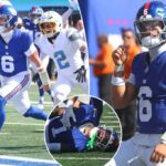 Os Giants finalmente obtêm a primeira vitória na estréia de Jaxson Dart depois de esmagar a lesão de Malik Nabers
