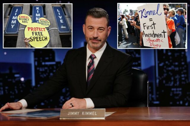 Os acionistas da Disney Demand Company entrega documentos relacionados à suspensão de Jimmy Kimmel: Relatório

