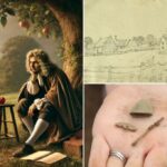 Os arqueólogos descobrem a casa ligada a Isaac Newton, perto da famosa maçã, onde ele testou a teoria da gravidade
