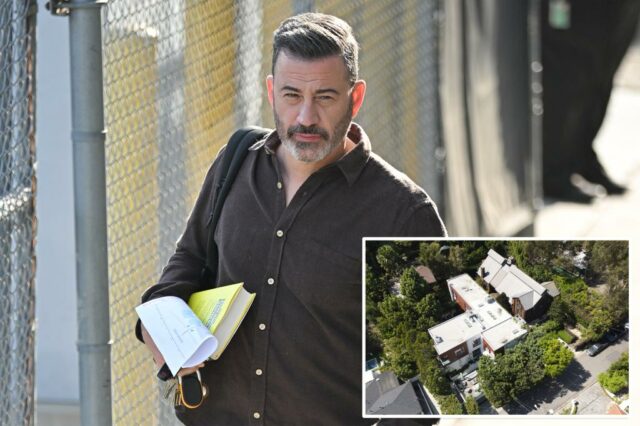 Os bombeiros de LA lançaram pequenos incêndios do lado de fora de Jimmy Kimmel's Hollywood Hills Home

