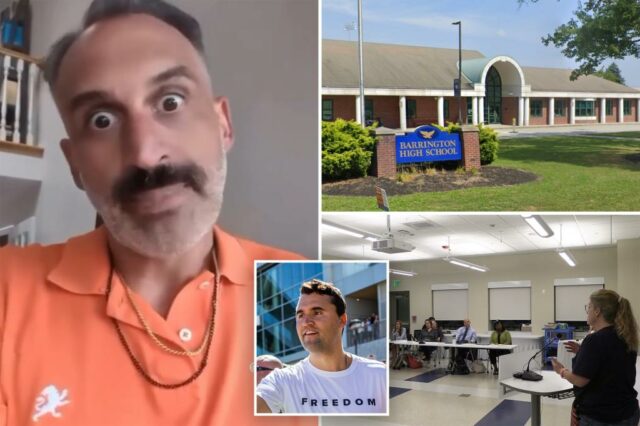 Os estudantes indignados de Rhode Island exigem que o professor seja demitido sobre os comentários de assassinato de Charlie Kirk - enquanto os pais, os funcionários falam na reunião do conselho

