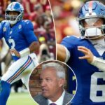 Os gigantes precisam mudar para Jaxson Dart, Rex Ryan diz: 'Russell Wilson não pode mais tocar'