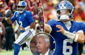 Os gigantes precisam mudar para Jaxson Dart, Rex Ryan diz: ‘Russell Wilson não pode mais tocar’ Os gigantes precisam mudar para Jaxson Dart, Rex Ryan diz: 'Russell Wilson não pode mais tocar'