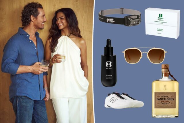 Os itens obrigatórios de Matthew McConaughey: tequila, tênis 'legal' e o soro dando um impulso ao seu delicioso

