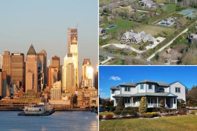 Os mercados imobiliários de Nova York com os valores que mais crescem são em torno de Nova York-exceto 1

