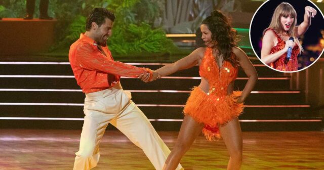 Os fãs reagem a Jan Ravnik Taylor Swift Coded Costume no DWTS Jennifer Affleck