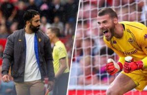 Os três rumores mais loucos de transferência de cara de verão que não ganharam vida A lenda do Manchester United, David de Gea, durante a partida amigável da pré-temporada entre Nottingham Forest e Fiorentina no campo da cidade em 2025 em Nottingham, Inglaterra.