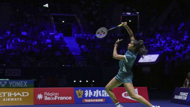 PV Sindhu Partidas Hong Kong abre 2025 após a derrota para a linha da Dinamarca Christophersen 

