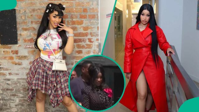 "Pare de me desrespeitar": Cardi B joga caneta no repórter que perguntou sobre a paternidade de sua gravidez

