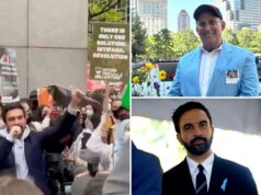 Parente do bombeiro morto do 11 de setembro, o bombeiro velado tira o Zohran Mamdani, pedindo a todos os pols que denunciem ‘Globalize the Intifada’ Rallying Cry Zohran Mamdani na cerimônia de aniversário de 11 de setembro.