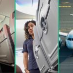 Passageiro Rude enviado para fora do avião American Airlines após confronto com a comissária de bordo, tendências de vídeo