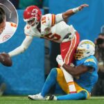 Patrick Mahomes, Travis Kelce foi mantido em check -in na primeira metade da temporada dos chefes