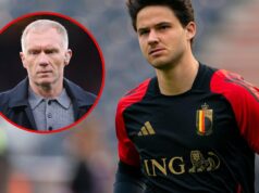 Paul Scholes sobre o que mais o preocupa em Senne Lammens apostando cara Utd no Derby vs City Sanne Lammens jogando contra Royale Union Saint-Gilloise