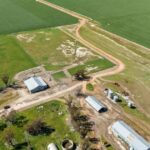 Pelvões de terra perto de Dowerin no Central Wheatbelt podem ser combinadas ou divididas
