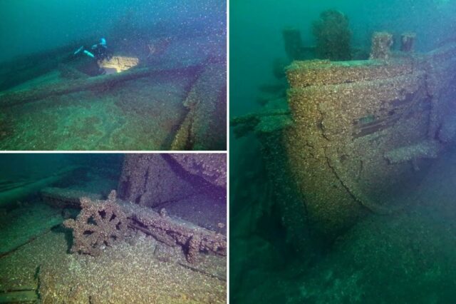 Pesquisadores de Wisconsin atordoados com a descoberta do 'navio fantasma' escondido no lago Michigan por quase 140 anos

