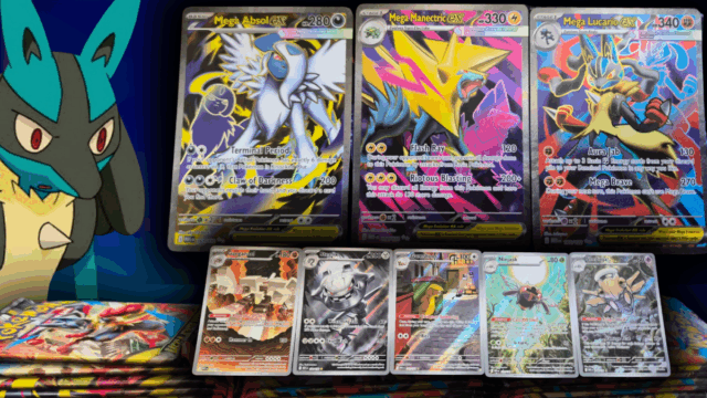 Pokémon TCG Mega Evolutions Booster Pack Art Set