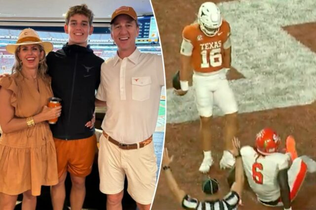 Por que a mãe de Arch Manning estava 'muito brava' com QB após seu melhor jogo no Texas

