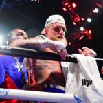 Gervonta Davis posa após o Boxing Bout em Nova York.