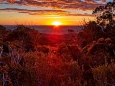 Por que os dias estão ficando um pouco mais brilhantes em toda a Austrália Sunset na Austrália