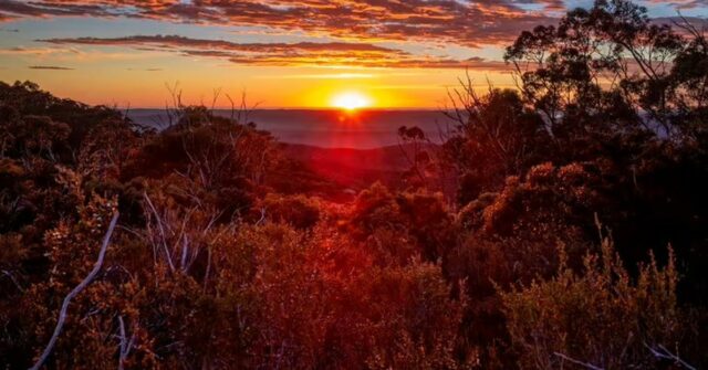 Sunset na Austrália