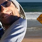 Praias fechadas, o teste de remoção líquido parou após o surfista, 57, morto em ataque de tubarão
