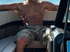 Presume o artista de rap neste tiro de ‘dinheiro-makin’! Celebração de aniversário encantada! ABS ralado para o verão - adivinhe quem!