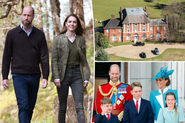 Príncipe William e Kate Middleton Rager moradores com enorme 'zona de não go' em torno de New Forest Lodge Home

