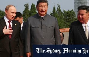 Putin, Xi e Kim pegaram o microfone quente discutindo a vida para 150 Putin, Xi e Kim pegaram o microfone quente discutindo a vida para 150