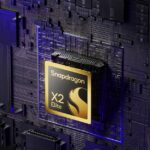 Qualcomm Snapdragon X2 Elite Extreme Laptop Chip (renderização mostrada) Alcance o M4 da Apple