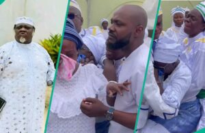 “Que ele descanse bem”: lágrimas, homenagem como chefe Segun Kanran é colocado para descansar "Que ele descanse bem": lágrimas, homenagem como chefe Segun Kanran é colocado para descansar