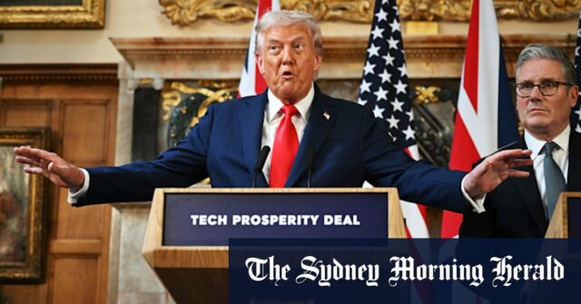 A conferência de imprensa conjunta foi marcada por uma abordagem cooperativa de Trump e Starmer, sem um confronto entre o presidente dos EUA e a mídia.